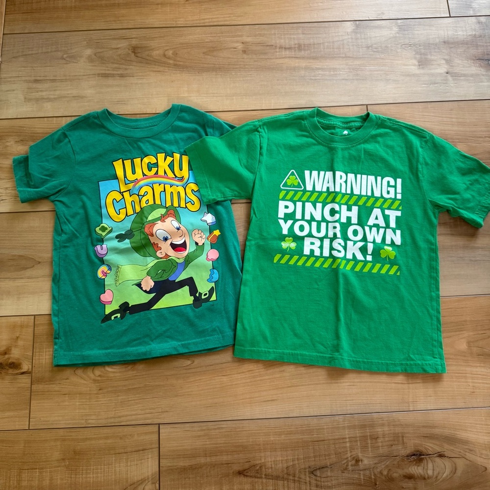 Lucky Charms Green Kids T-Shirt Set